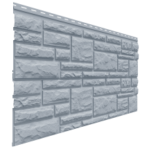 Фасадная панель Доломит, RockVin, Цвет серо-голубой.