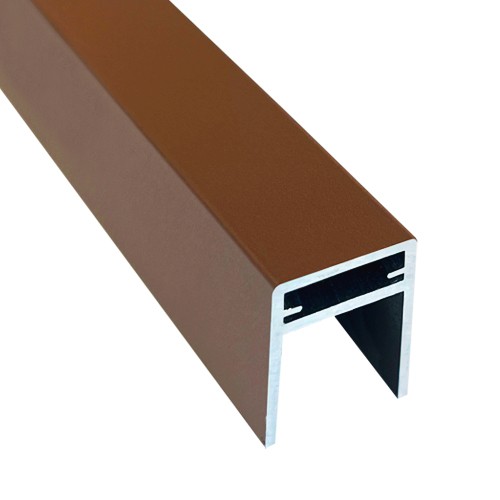 Алюминиевый П-профиль EasyDecking Коричневый купить в Санкт-Петербурге
