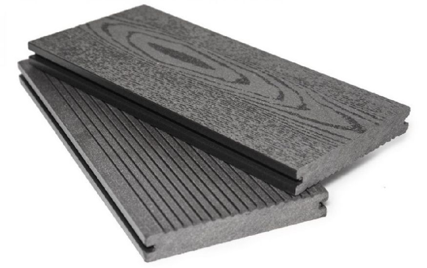 Террасная доска ДПК I-Techplast МАССИВ 3D NEW Графит купить в Санкт-Петербурге