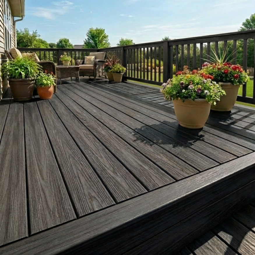 Террасная доска ДПК GardenParkett Табула, Графит купить в Санкт-Петербурге