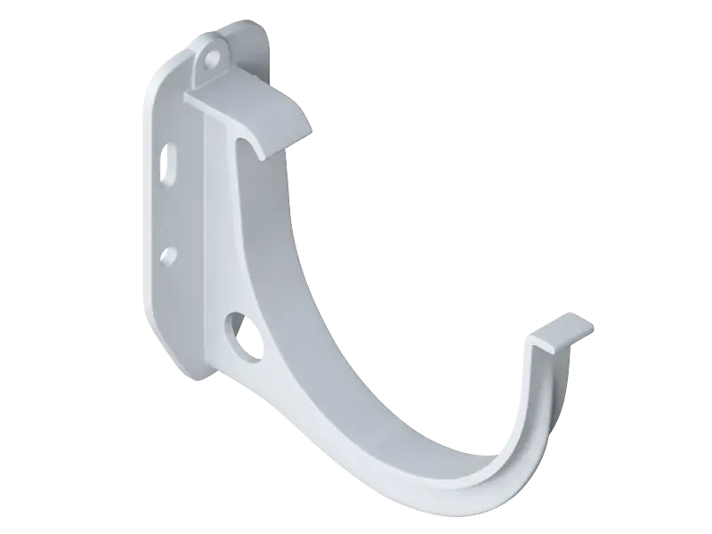 Кронштейн для желоба Альта-Профиль, Элит в белом цвете купить в Санкт-Петербурге