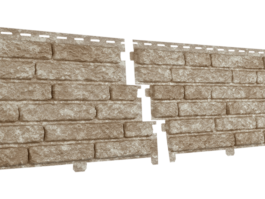 Фасадные панели Ю-Пласт, Stone House Quartzite, Светлый Бежевый купить в Санкт-Петербурге