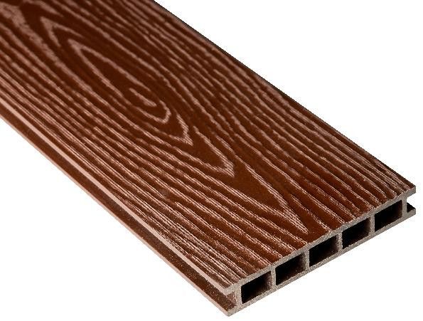 Террасная доска Faynag Premium PINO 3D в цвете Шоколад из ДПК купить в Санкт-Петербурге