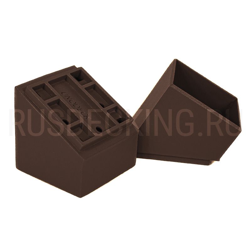 Крепление балясины наклонное RusDecking Unodeck Венге купить в Санкт-Петербурге