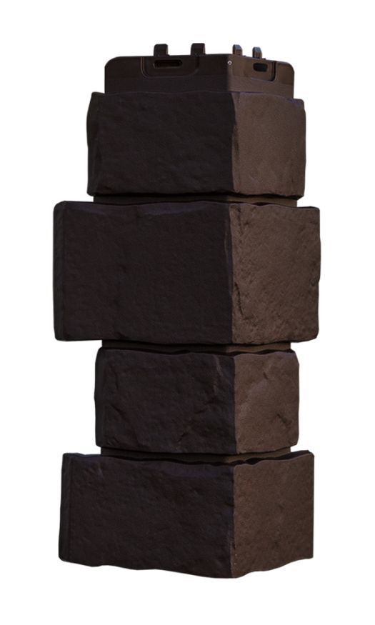 Угол наружный Grand Line, Крупный камень Classic, Шоколадный купить в Санкт-Петербурге