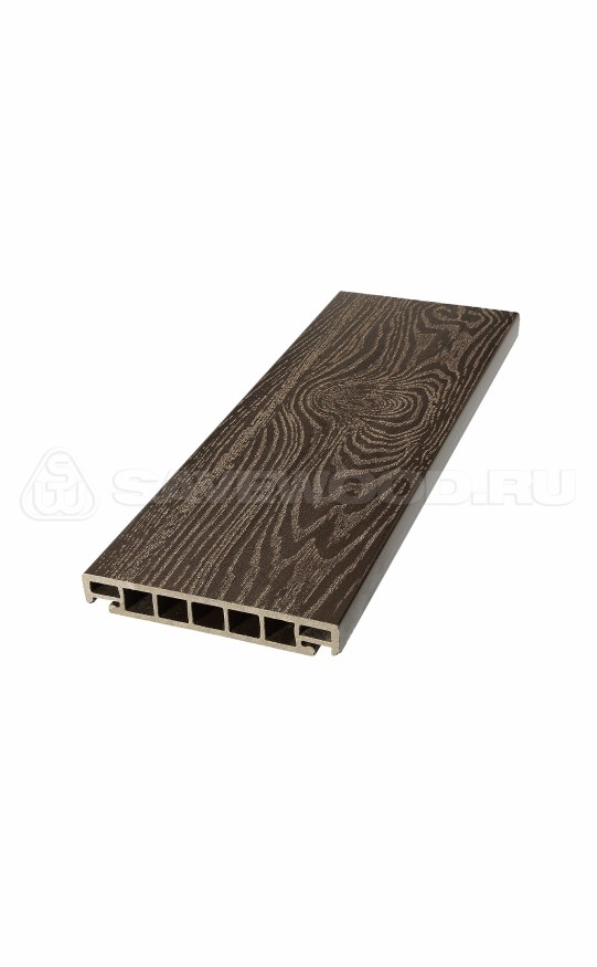 Террасная доска ДПК SaveWood, SW Salix (S) (T), Темно-коричневый купить в Санкт-Петербурге