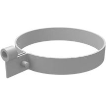Пластиковый хомут для труб Grand Line, белого цвета