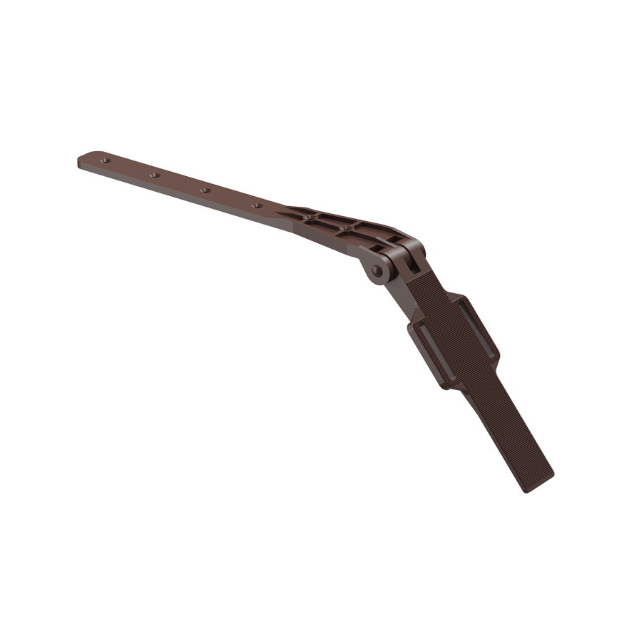 Регулируемое крепление для желобного кронштейна Docke Lux, Цвет: Шоколад купить в Санкт-Петербурге