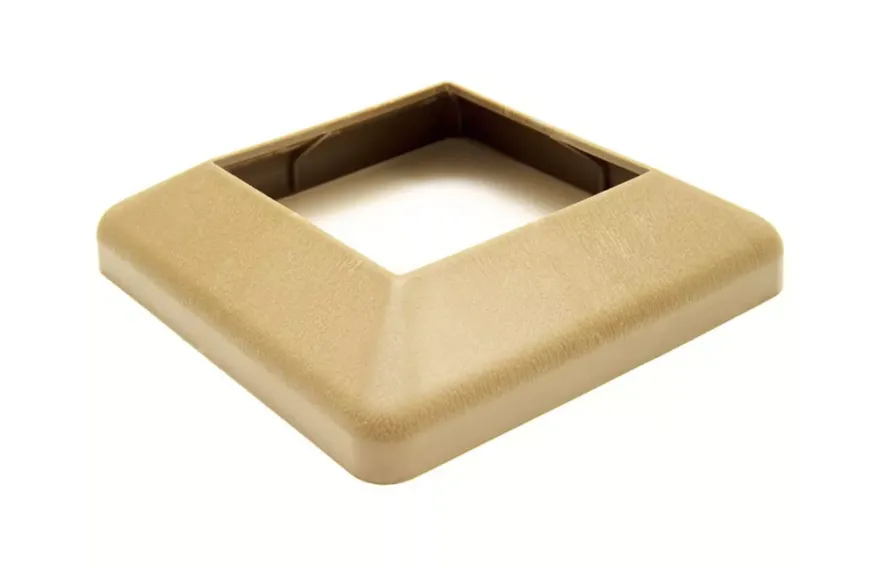 Крышка нижняя ПВХ для столба 125х125 Deckart Орех купить в Санкт-Петербурге