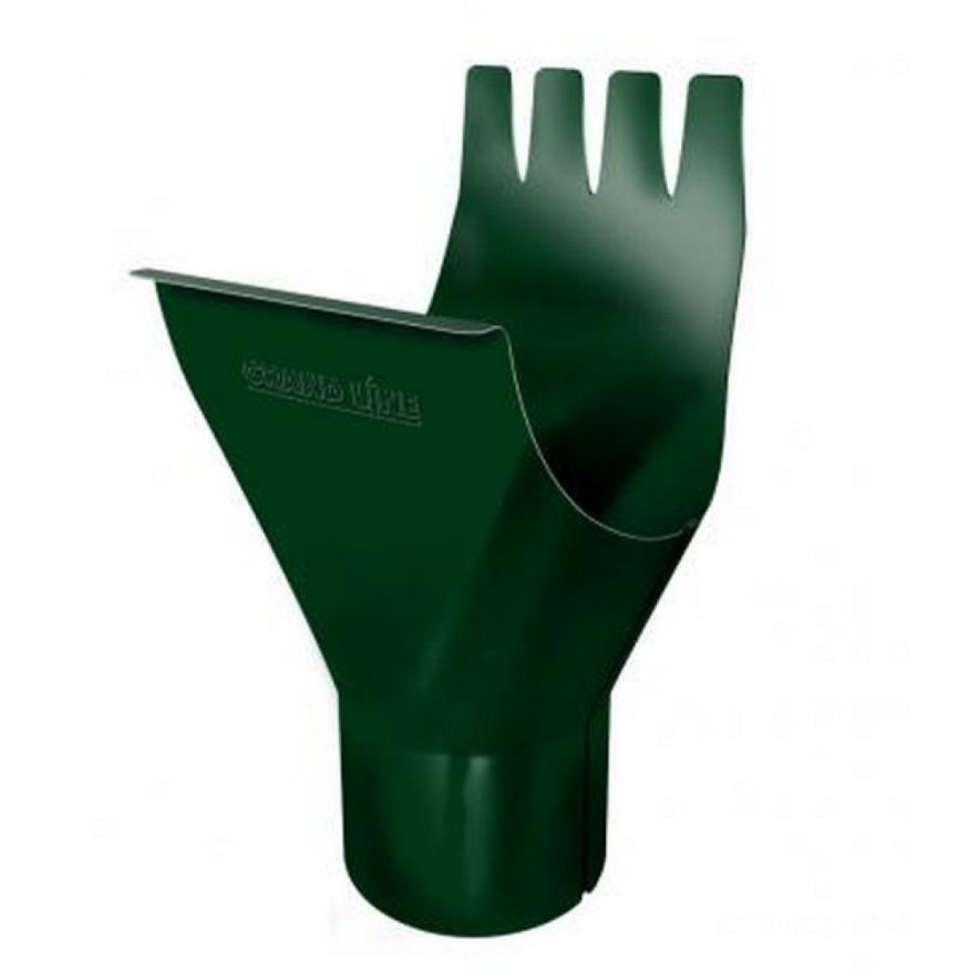 Водосточная воронка Grand Line, зеленая (RAL 6005) купить в Санкт-Петербурге