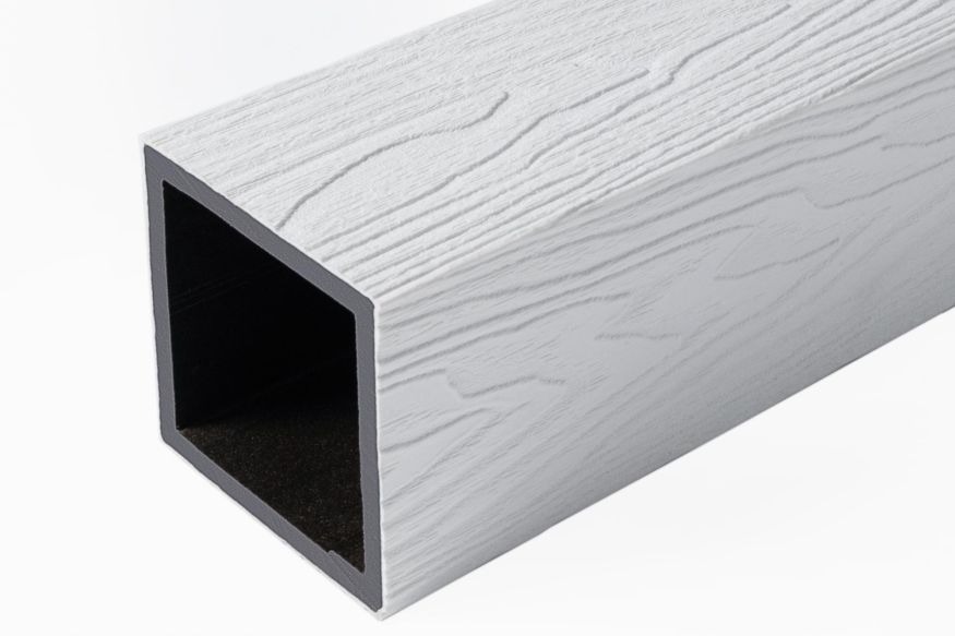 Опорный столб из ДПК GardenParkett, Белый купить в Санкт-Петербурге