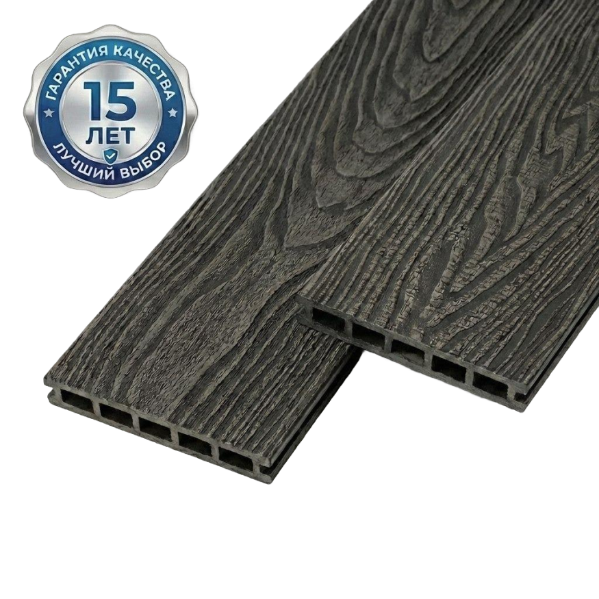 Террасная доска ДПК GardenParkett Патио, Графит купить в Санкт-Петербурге