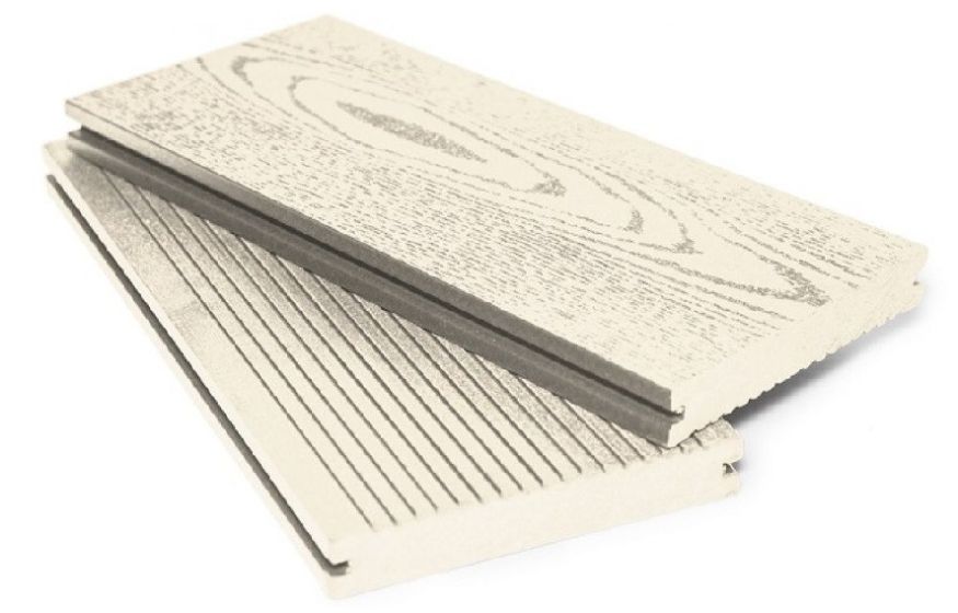 Террасная доска ДПК I-Techplast МАССИВ 3D NEW Слоновая кость купить в Санкт-Петербурге