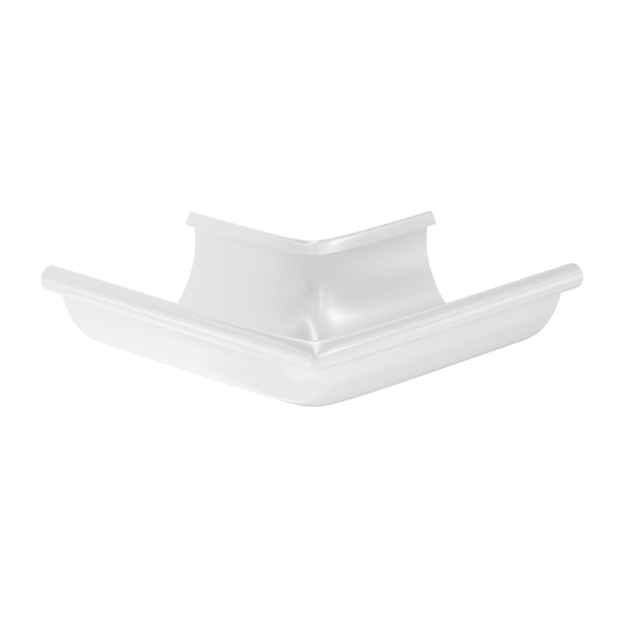 Угол желоба наружный Aquasystem, RAL 9003 Белый 150/100 купить в Санкт-Петербурге