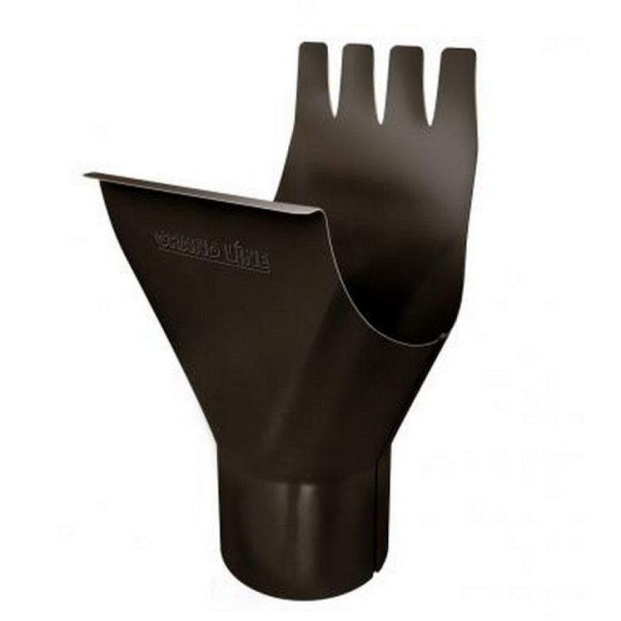 Водосточная воронка Grand Line, коричневая (RR 32) купить в Санкт-Петербурге