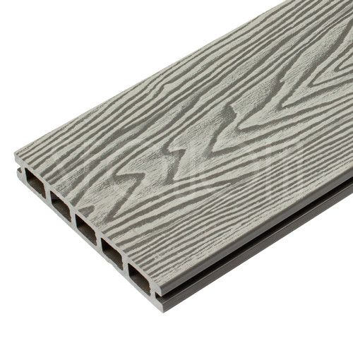 Доска террасная ДПК SEQUOIA, DUAL 3D WOOD, GRAY купить в Санкт-Петербурге