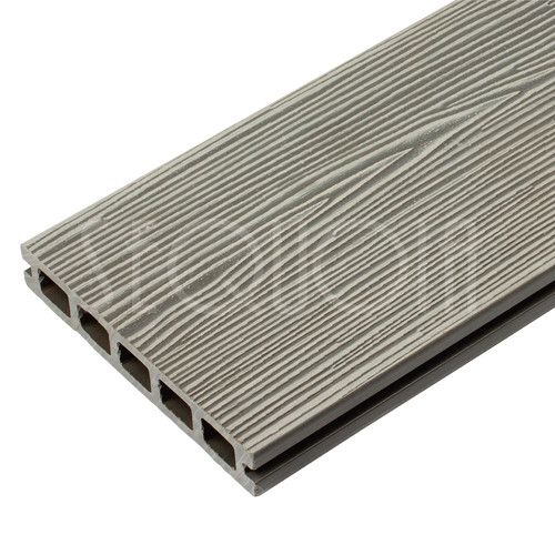 Доска террасная ДПК SEQUOIA, DUAL 3D WOOD, GRAY купить в Санкт-Петербурге
