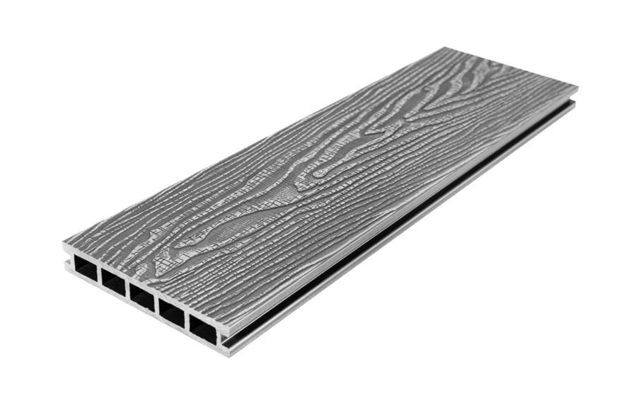 Террасная доска ДПК GardenParkett Патио, Серый купить в Санкт-Петербурге