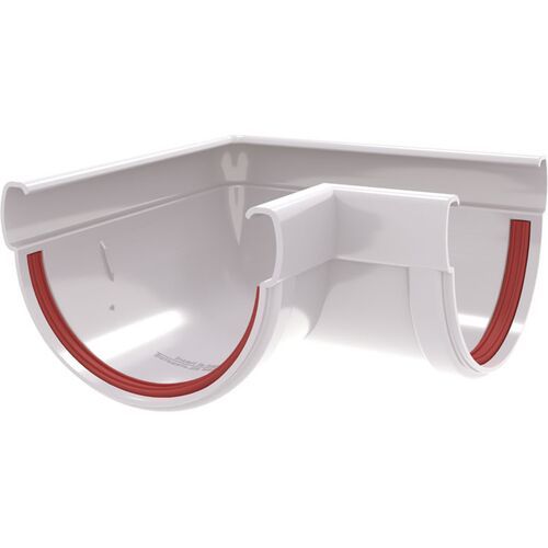 Угол желоба 90° Grand Line, цвет белый. купить в Санкт-Петербурге