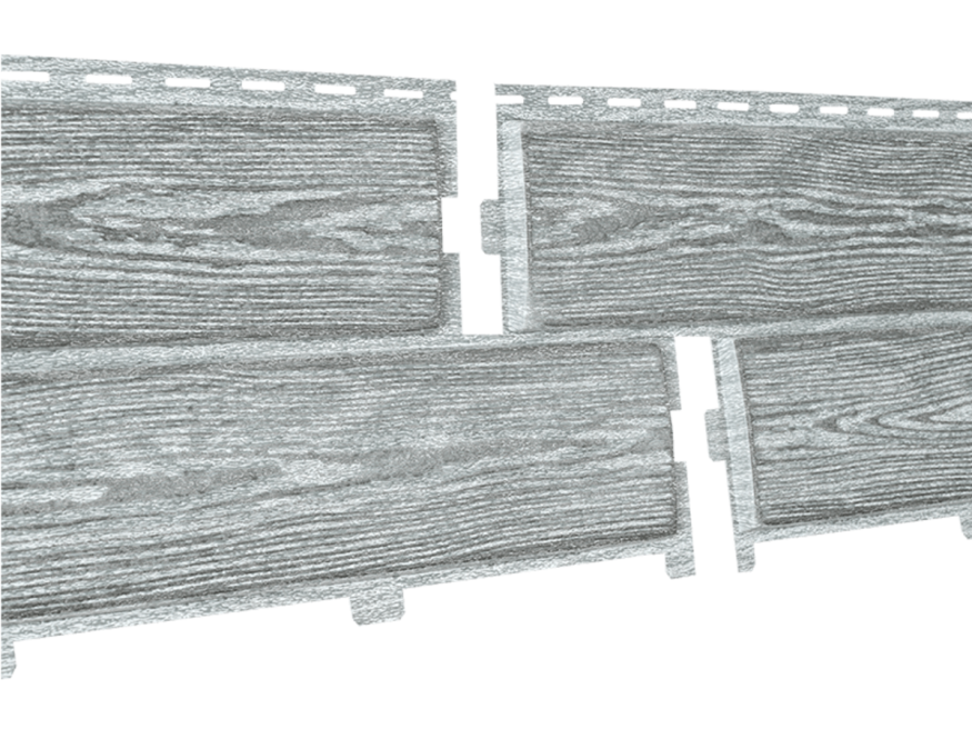 Фасадные панели Ю-Пласт, Хокла Винтаж, Пепел купить в Санкт-Петербурге