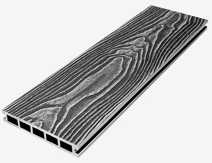Террасная доска из композитного материала RusDecking Unodeck Vintage - Цвет Графит купить в Санкт-Петербурге