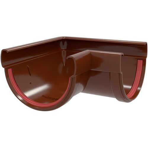 Угол желоба 90° Grand Line, цвет Шоколад купить в Санкт-Петербурге