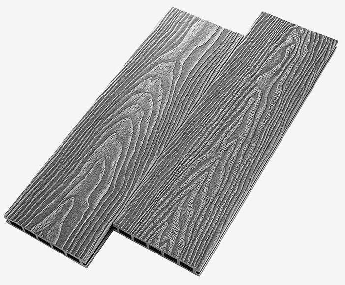 Террасная доска из ДПК RusDecking Unodeck Vintage - Цвет: Серый купить в Санкт-Петербурге