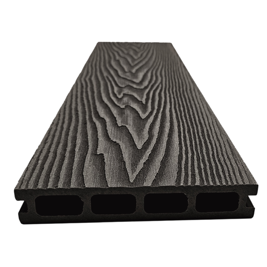 Террасная доска ДПК NanoWood 3D Double Антрацит купить в Санкт-Петербурге