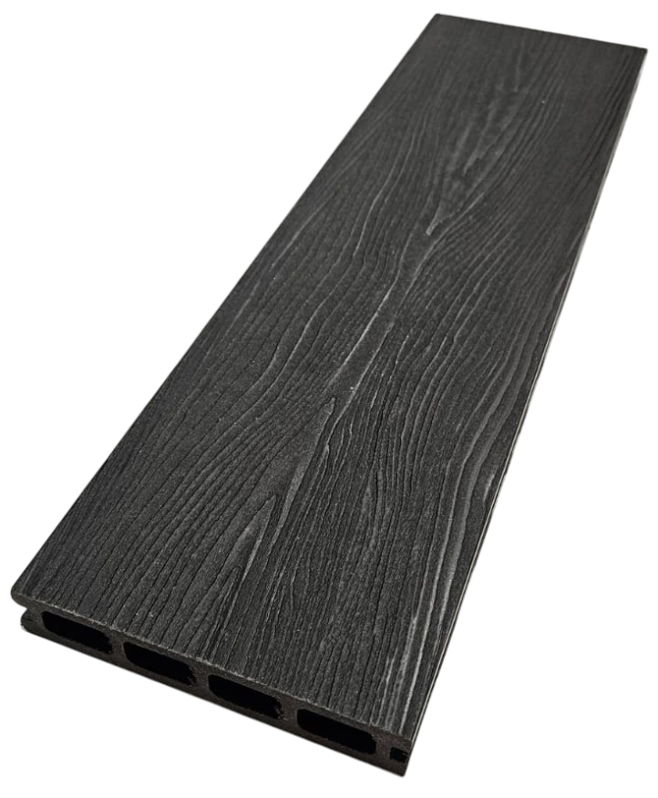 Террасная доска ДПК NanoWood 3D Double Антрацит купить в Санкт-Петербурге