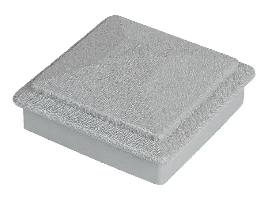 Крышка верхняя фигурная ПВХ для столба 100х100 Deckart Серый купить в Санкт-Петербурге