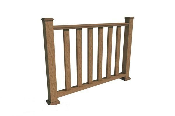 Ограждения из древесно-полимерного композита WOODVEX купить в Санкт-Петербурге