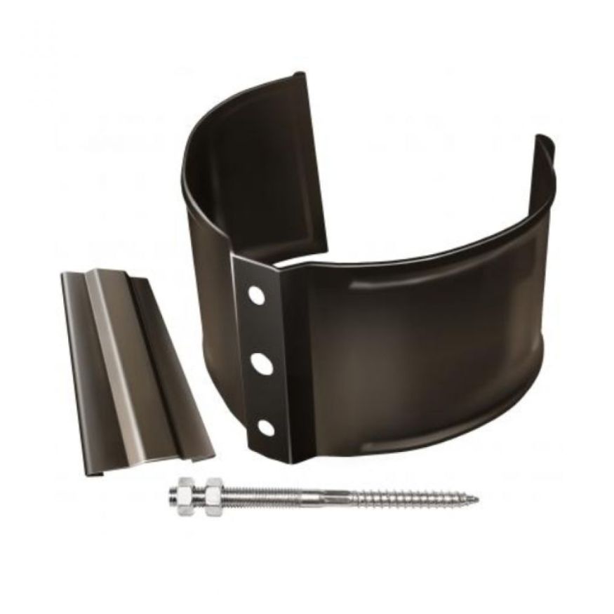 Кронштейн для трубы на кирпич, Grand Line, коричневый (RR 32) купить в Санкт-Петербурге