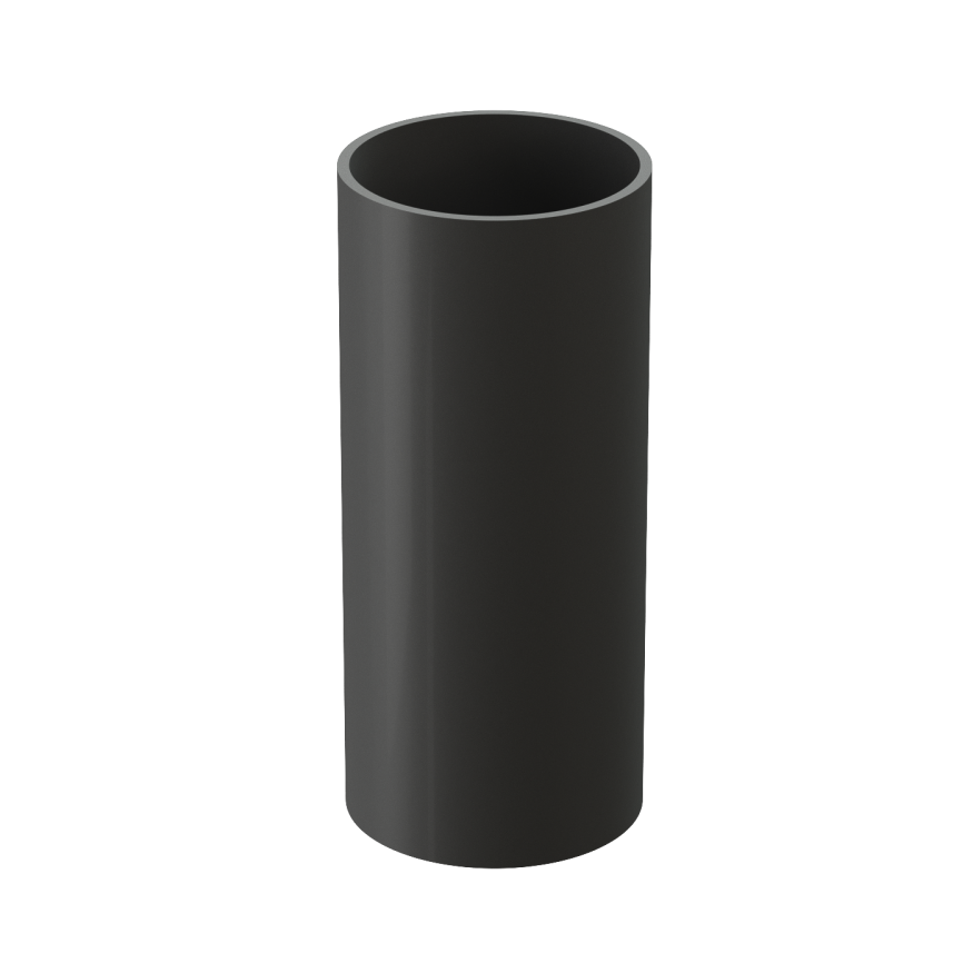 Водосточная труба Docke Lux, графитовая, 1 м купить в Санкт-Петербурге