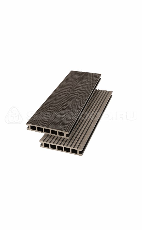 Террасная доска ДПК SaveWood, SW Ornus (R), Темно-коричневый купить в Санкт-Петербурге