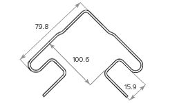 Наружный угол Tecos Ardennes Жемчуг купить в Санкт-Петербурге