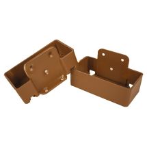 Крепление перил прямое алюминиевое GardenParkett, Орех