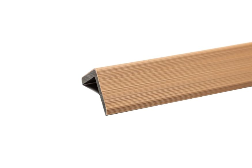 Уголок торцевой Ecodecking Скай коэкструзия Бук купить в Санкт-Петербурге