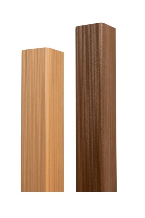 Уголок торцевой Ecodecking Скай коэкструзия Бук купить в Санкт-Петербурге