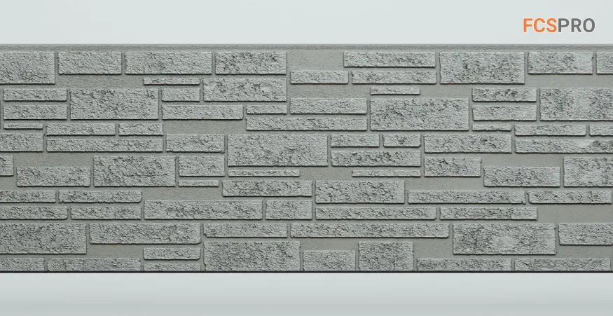 Фиброцементные панели FCS Simple АА1 (под камень) купить в Санкт-Петербурге
