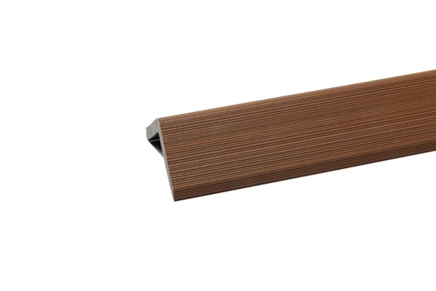 Уголок торцевой Ecodecking Скай коэкструзия Тик купить в Санкт-Петербурге