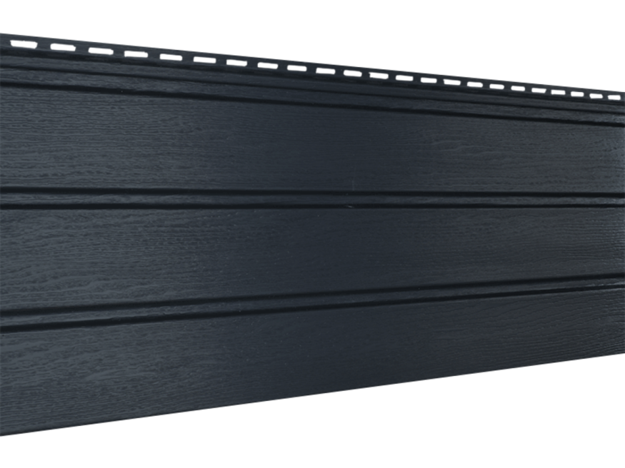 Классический софит Ю-пласт, Графитовый (без перфорации) купить в Санкт-Петербурге