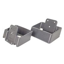 Крепление для перил наклонное алюминиевое GardenParkett, Серый