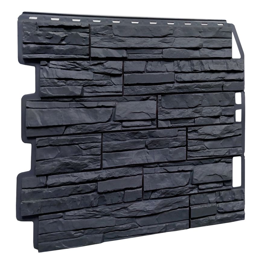 Фасадная панель FineBer Скол, Асфальт купить в Санкт-Петербурге