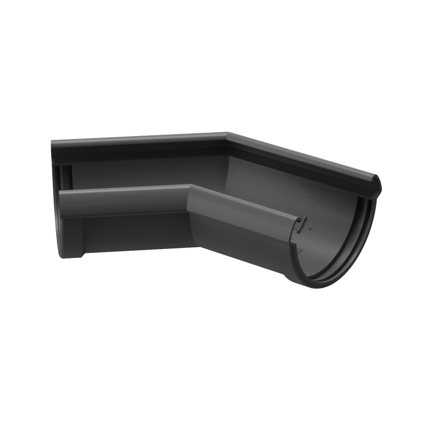 Угол желоба 135˚ Docke Lux, Графит купить в Санкт-Петербурге