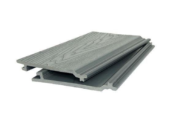 Сайдинг 3D GardenParkett с древесной текстурой в сером цвете купить в Санкт-Петербурге