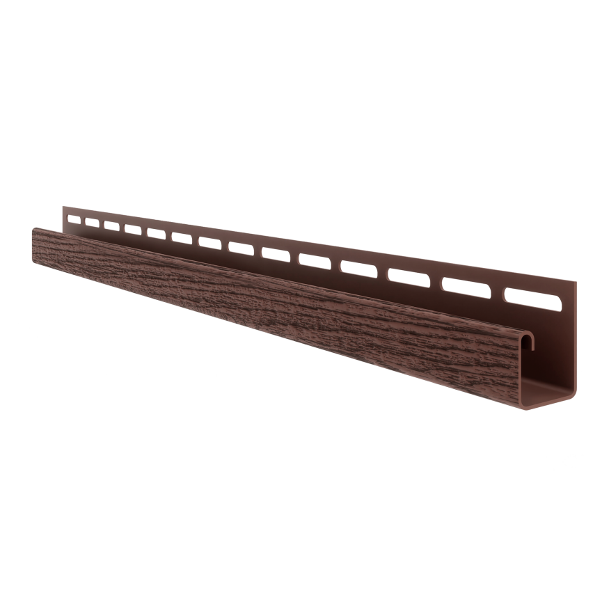 Планка J-профиль Технониколь Фактур, Орех купить в Санкт-Петербурге