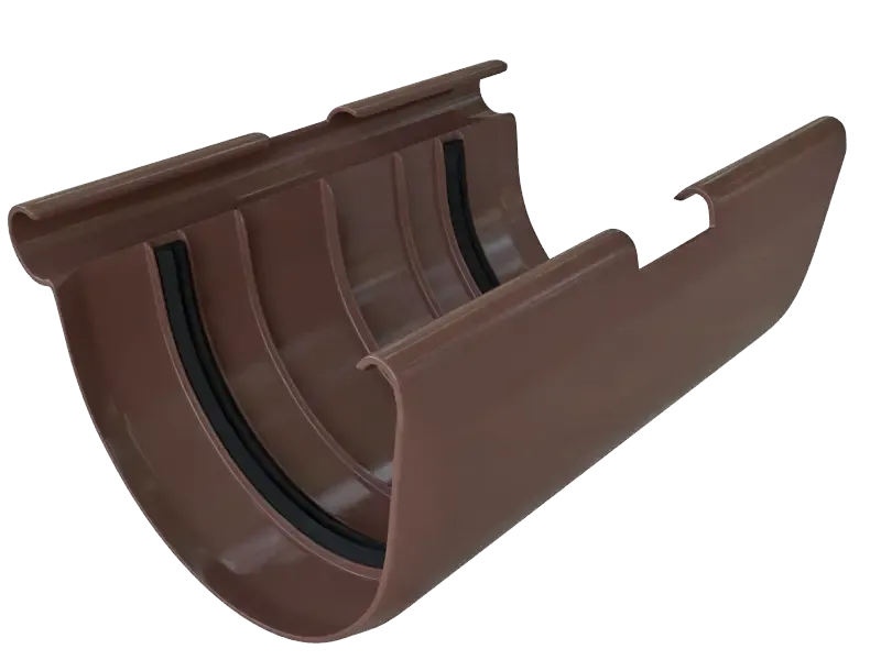Муфта для желоба Альта-Профиль, цвет Коричневый Элит. купить в Санкт-Петербурге