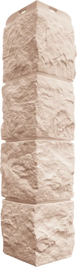 Наружный угол Альта-Профиль, Туф ЭКО, Кремовый купить в Санкт-Петербурге