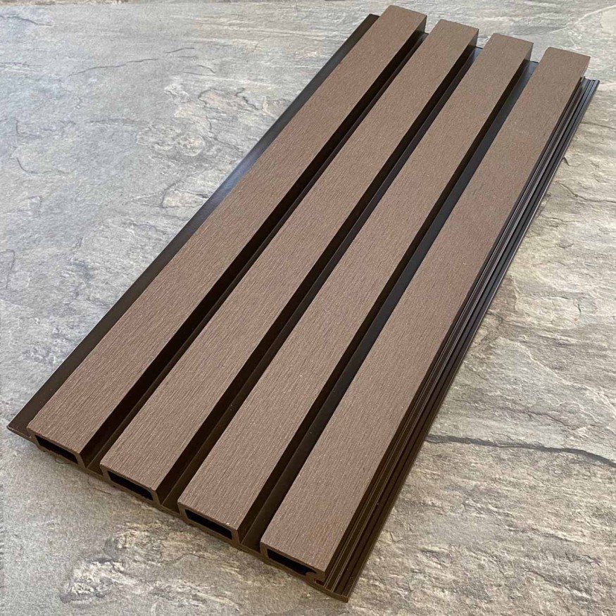 Фасадная реечная панель EasyDecking, Wood-X, Венге купить в Санкт-Петербурге
