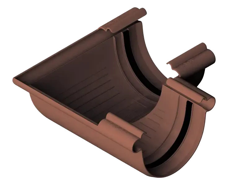 Угол желоба 90°, Альта-Профиль, Элит Коричневый купить в Санкт-Петербурге